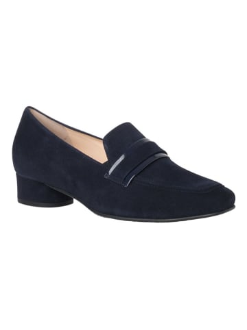 HASSIA Leren mocassins "Roma" donkerblauw