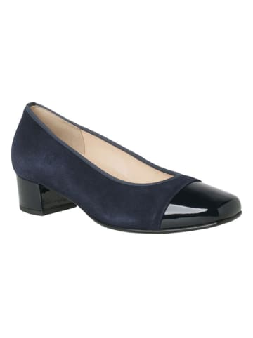 HASSIA Leder-Pumps "Evelyn" in Dunkelblau