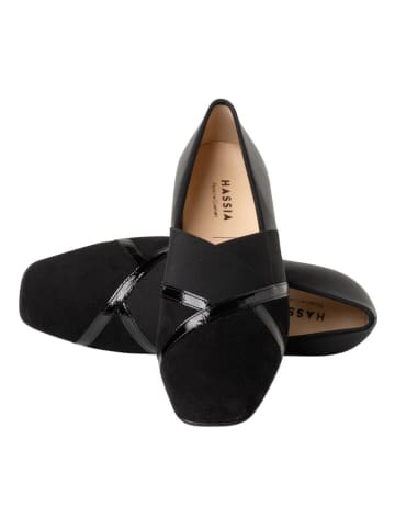 HASSIA Leder-Pumps "Evelyn" in Schwarz