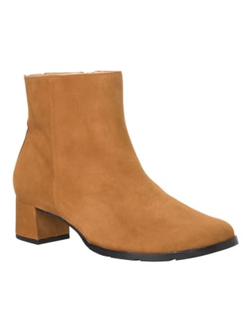 HASSIA Leder-Stiefeletten "Milano" in Hellbraun