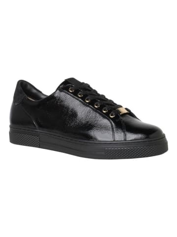 HASSIA Leder-Sneakers "Bari" in Schwarz