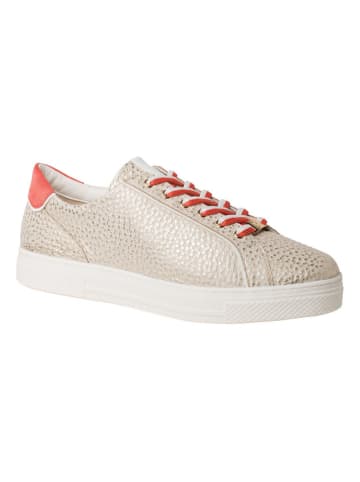 HASSIA Leren sneakers "Bari" goudkleurig