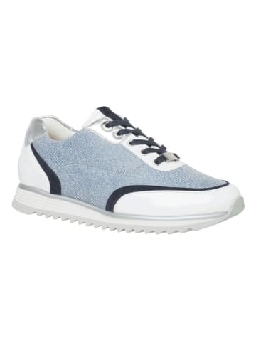 HASSIA Sneakersy "Porto" w kolorze błękitno-białym