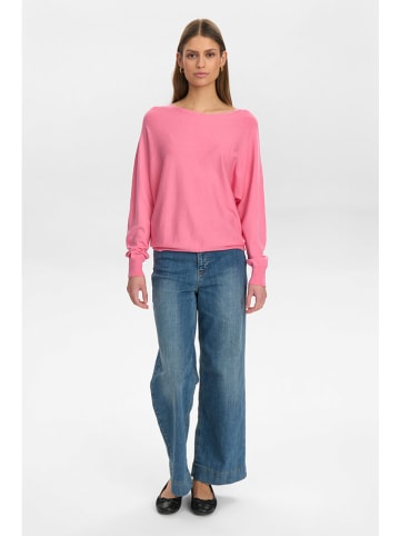 NÜMPH Sweter w kolorze różowym