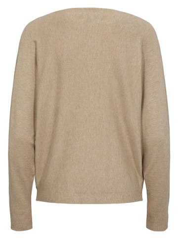 NÜMPH Sweter "Daya" w kolorze karmelowym