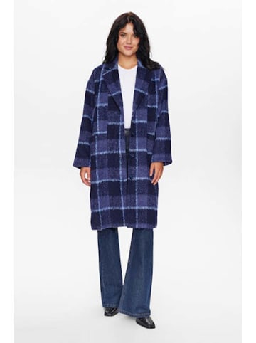 NÜMPH Płaszcz przejściowy w kolorze granatowym