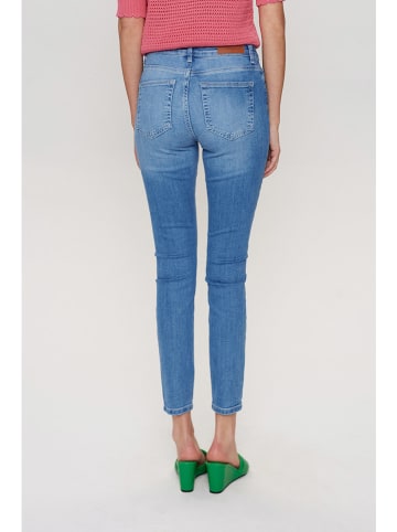 NÜMPH Dżinsy - Skinny fit - w kolorze niebieskim