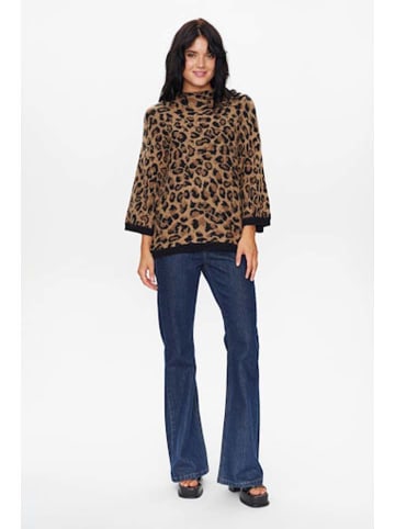 NÜMPH Pullover in Hellbraun