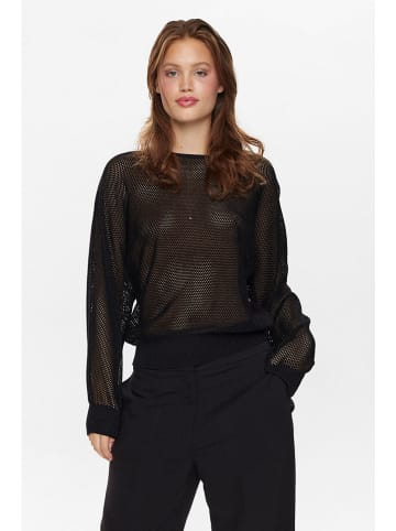 NÜMPH Pullover "Nanadaya" in Schwarz
