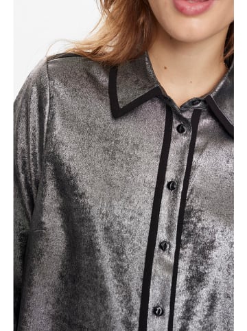 NÜMPH Blouse zilverkleurig