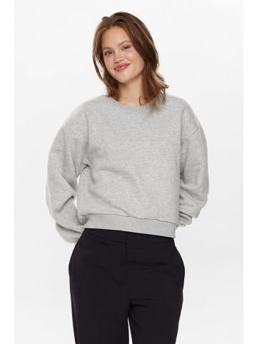 NÜMPH Sweatshirt "Tyra" in Grau