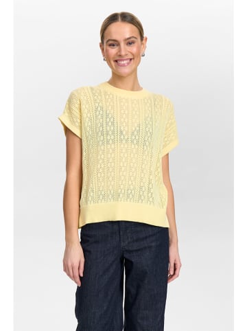 NÜMPH Strickshirt in Gelb