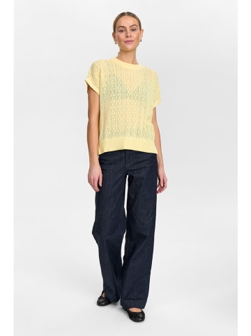 NÜMPH Strickshirt in Gelb