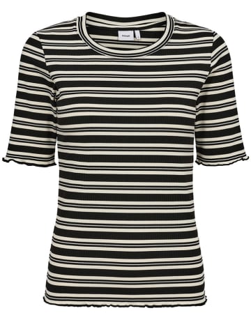 NÜMPH Shirt in Schwarz/ Weiß