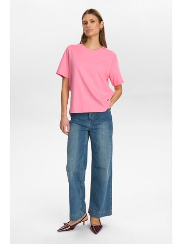 NÜMPH Koszulka w kolorze jasnoróżowym