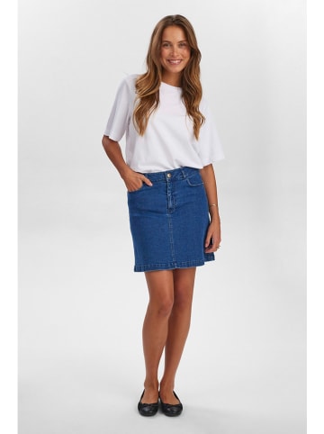 NÜMPH Spijkerrok blauw