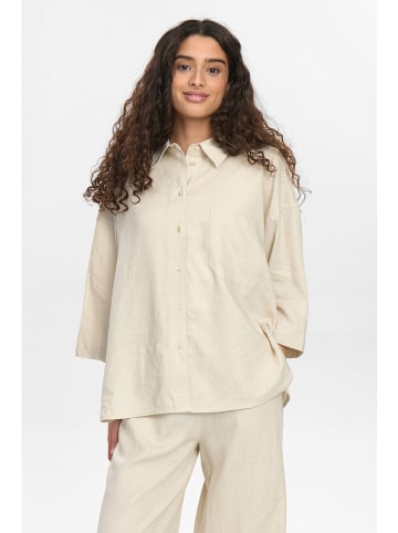 NÜMPH Bluse "Nuyngva" in Beige