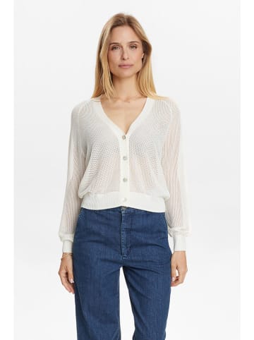 NÜMPH Cardigan "Numonis" in Weiß