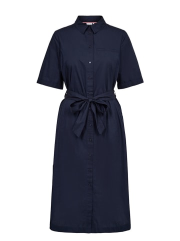 NÜMPH Sukienka "Nugiana" w kolorze granatowym