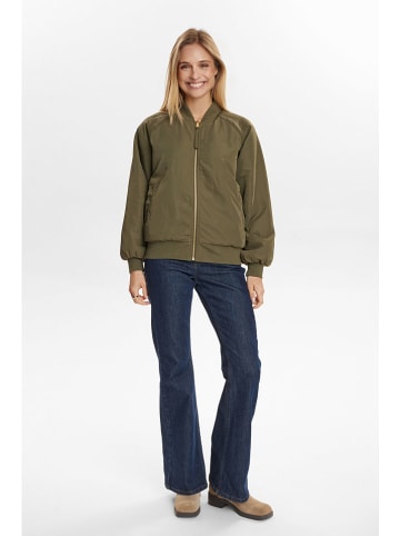 NÜMPH Wende-Blouson "Etera" in Khaki/ Creme