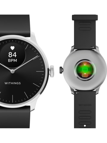 WITHINGS Smartwatch "ScanWatch Light" w kolorze srebrno-czarnym
