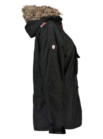Geographical Norway Parka "Boomera" w kolorze czarnym