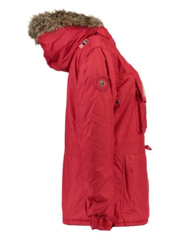 Geographical Norway Parka "Boomera" w kolorze czerwonym
