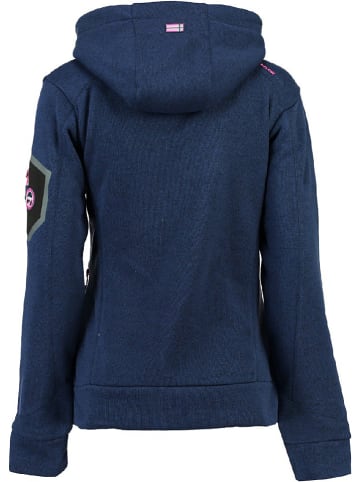 Geographical Norway Kurtka polarowa "Telectra" w kolorze granatowym