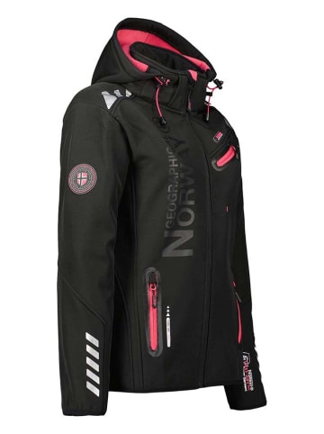 Geographical Norway Softshelljacke "Assor" in Schwarz