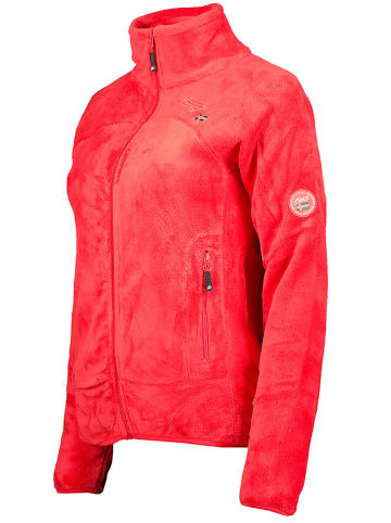 Geographical Norway Kurtka polarowa "Upaline" w kolorze czerwonym
