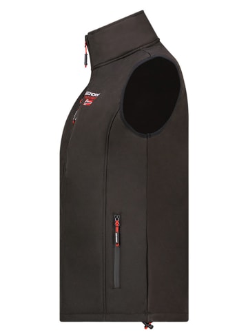 Geographical Norway Kamizelka softshellowa "Vacer" w kolorze czarnym