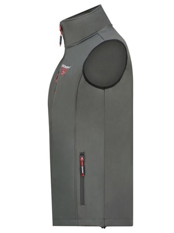 Geographical Norway Kamizelka softshellowa "Vacer" w kolorze szarym