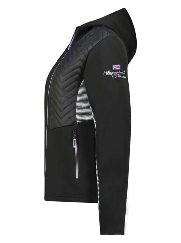 Geographical Norway Softshelljas "Tarkness" zwart