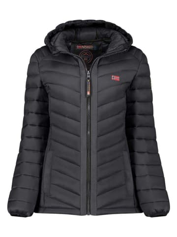 Geographical Norway Doorgestikte jas "Carliti" zwart