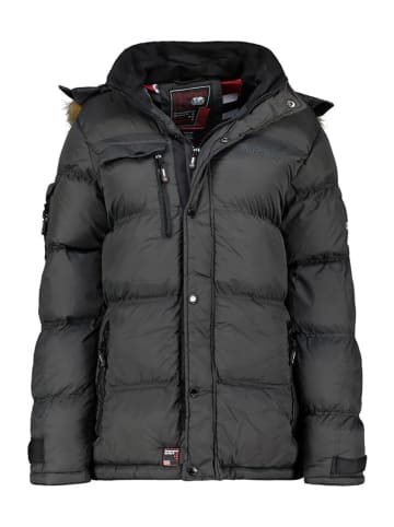 Geographical Norway Kurtka zimowa "Bonapart" w kolorze ciemnoszarym