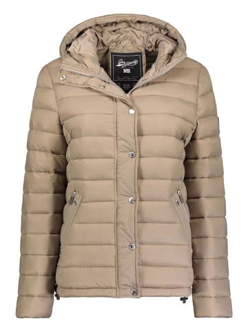 Geographical Norway Doorgestikte jas "Bubulle" beige