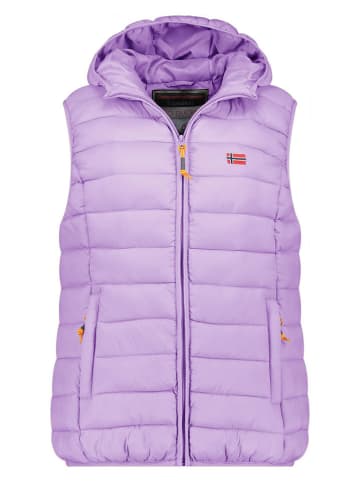 Geographical Norway Doorgestikte bodywarmer "Vatikolor" paars