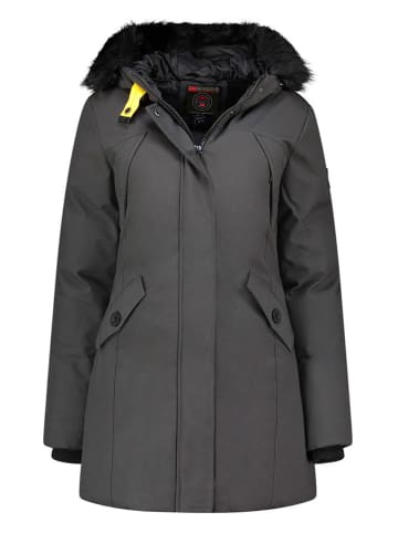 Geographical Norway Parka w kolorze antracytowym