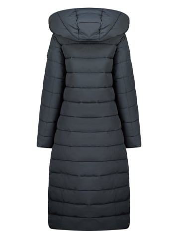 Geographical Norway Doorgestikte mantel donkerblauw