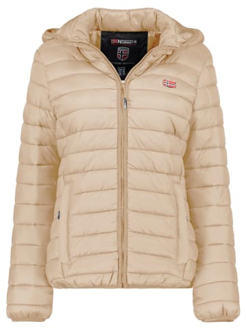 Geographical Norway Doorgestikte jas "Atika" beige