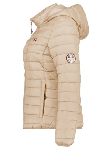 Geographical Norway Doorgestikte jas "Atika" beige