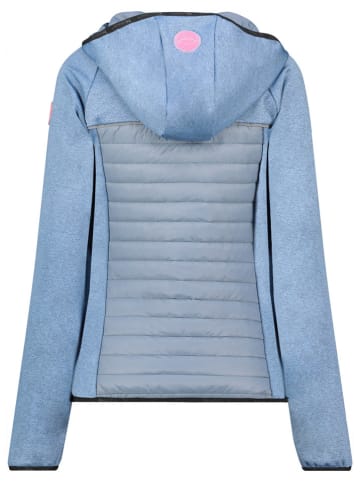 Geographical Norway Softshelljas "Tsedaka" lichtblauw