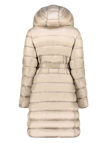 Geographical Norway Doorgestikte mantel beige