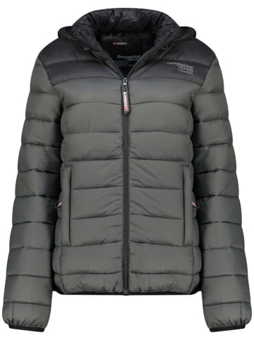 Geographical Norway Doorgestikte jas "Atikoclerc" antraciet