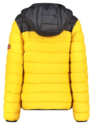 Geographical Norway Doorgestikte jas "Atikoclerc" geel
