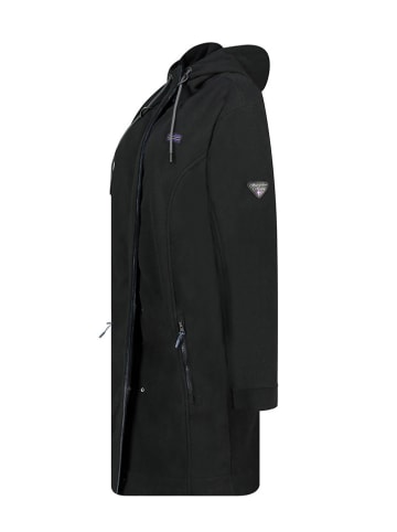 Geographical Norway Fleecemantel "Timothe" in Schwarz
