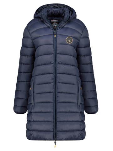 Geographical Norway Płaszcz pikowany "Atikamap" w kolorze granatowym