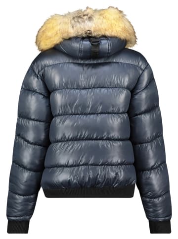 Geographical Norway Kurtka zimowa "Bugs" w kolorze granatowym