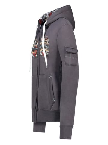 Geographical Norway Sweatjacke "Fabeaute" in Anthrazit