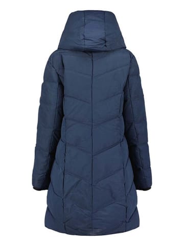 Geographical Norway Płaszcz pikowany "Djamila" w kolorze granatowym